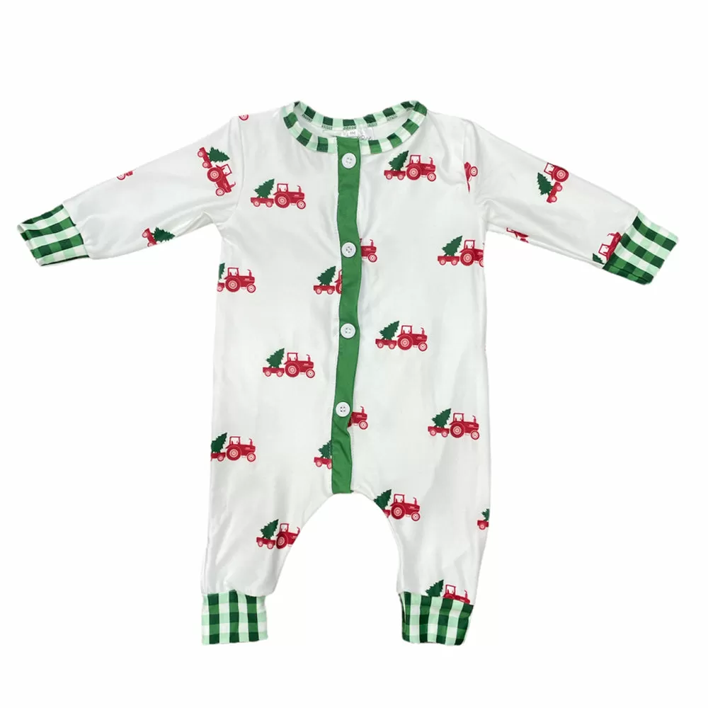 Buttflap Pajamas - Christmas Tractor Holiday Lounge PREORDER