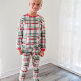 Buttflap Pajamas- Xmas Plaid