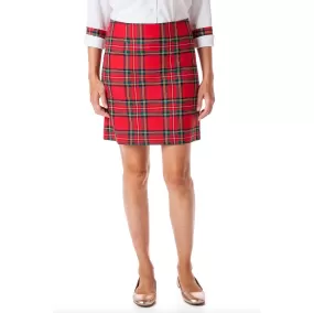 Castaway Ali Skirt Stretch Twill - Royal Stewart Plaid