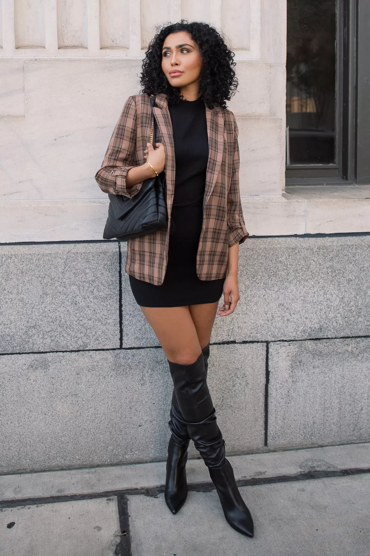 Checklist Chic Plaid Blazer - Final Sale