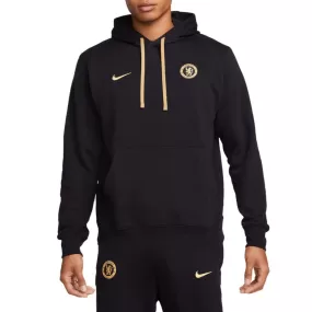 Chelsea FC black/gold Casual fleece tracksuit 2023/24 - Nike