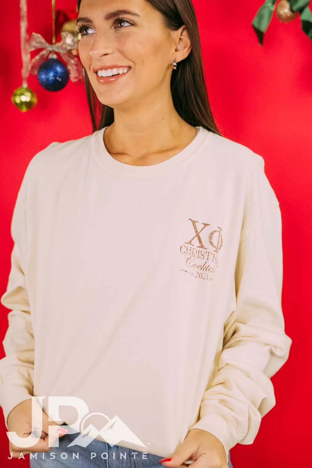 Chi Phi Christmas Cocktail Longsleeve