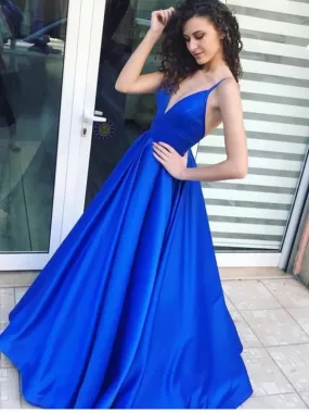 Chic A Line Prom Dress Simple Cheap Long Prom Dress #ER126