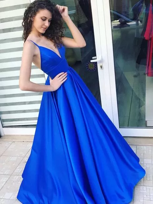 Chic A Line Prom Dress Simple Cheap Long Prom Dress #ER126