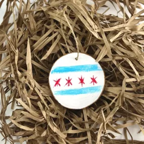 Chicago Flag Ornament