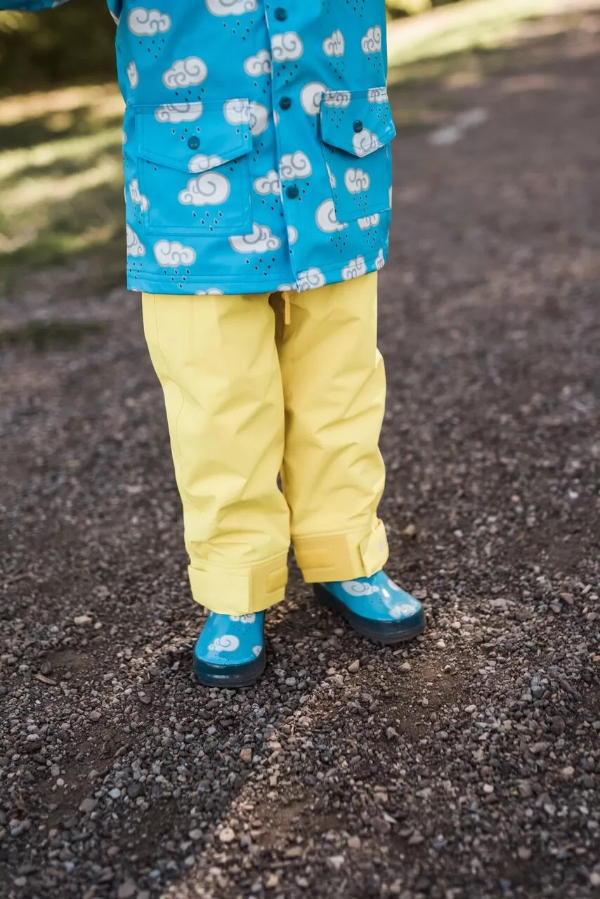 Children's Rain/Trail Pants, Classic Yellow