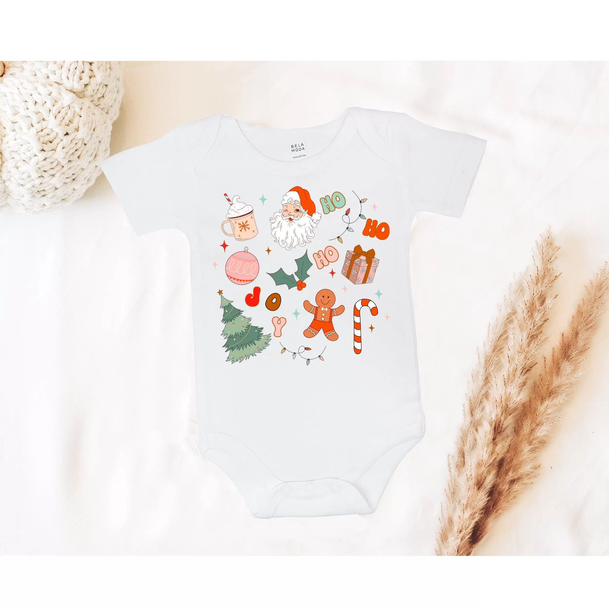 Christmas Icons Baby Bodysuit