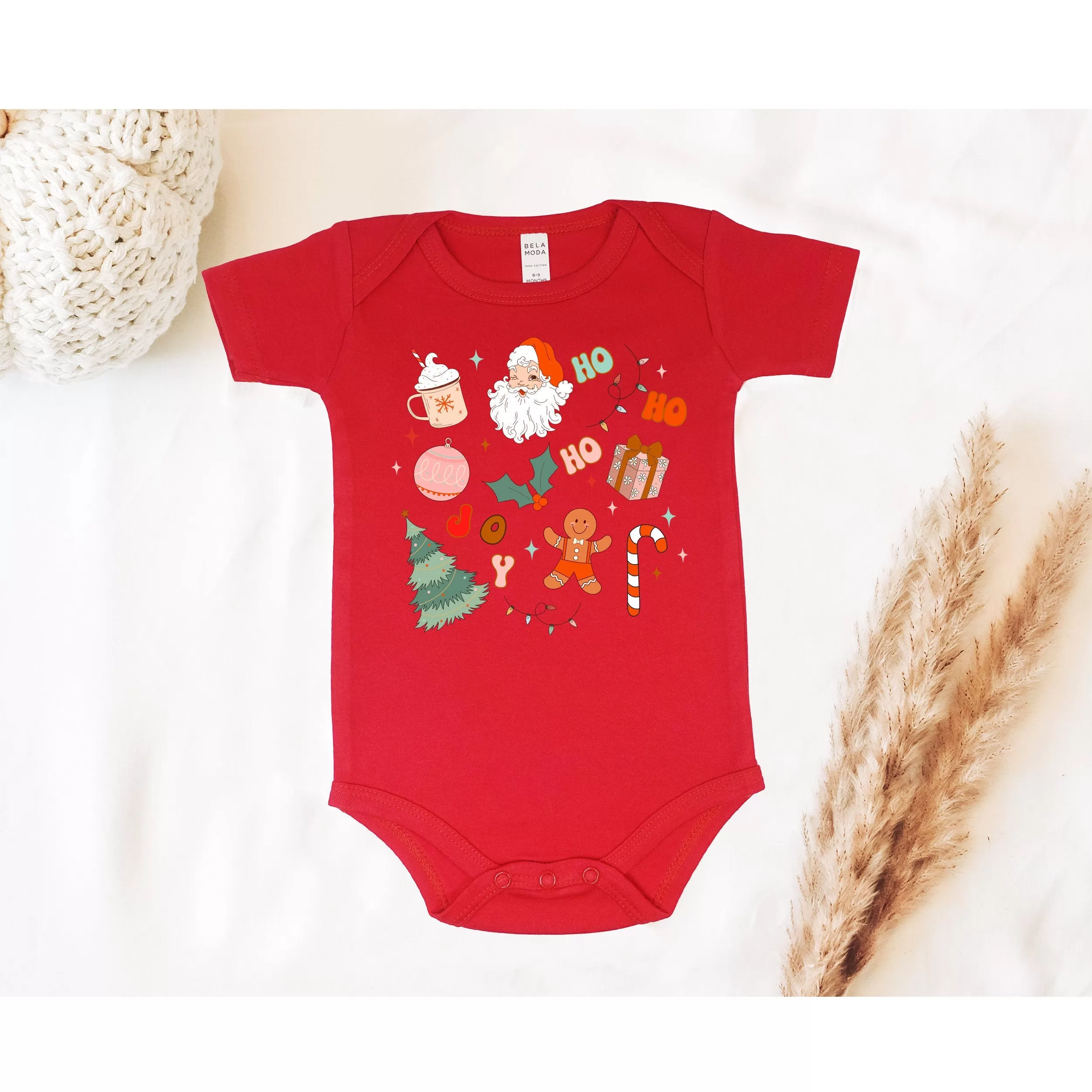 Christmas Icons Baby Bodysuit