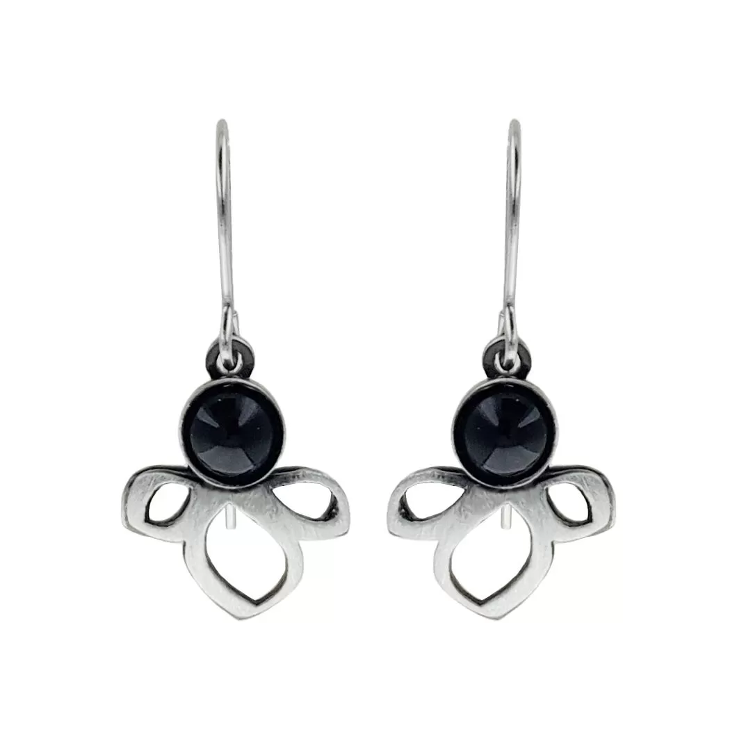 Christophe Poly Minimalist Night Flower Earrings