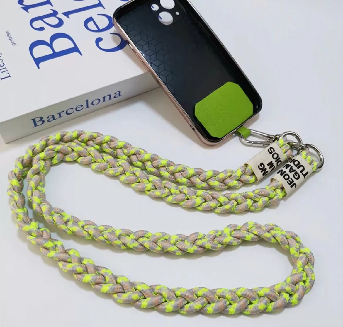 Chunky Woven iphone lanyard