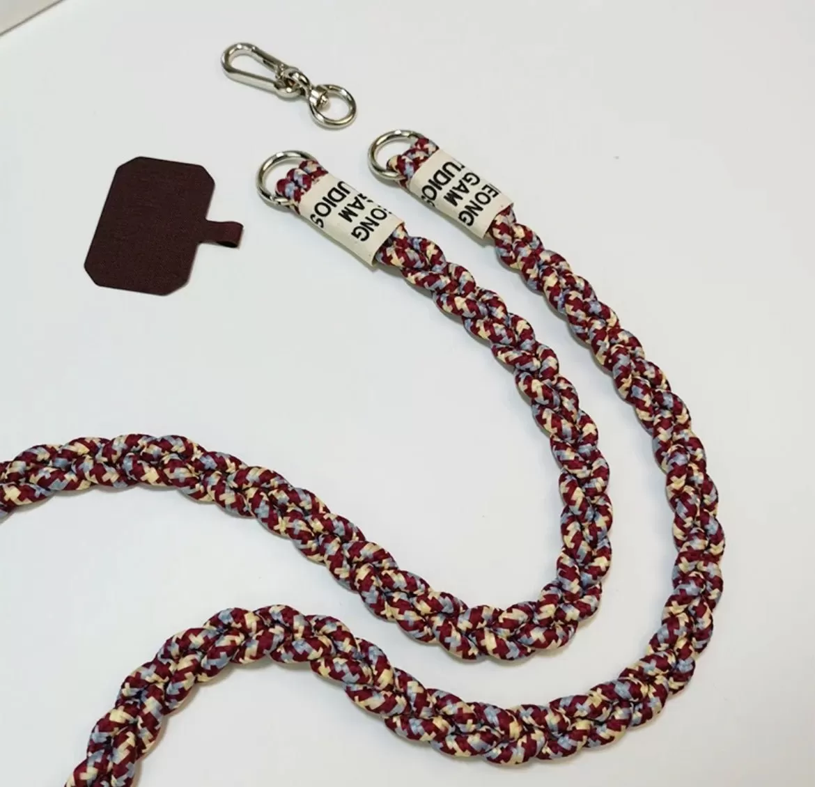 Chunky Woven iphone lanyard