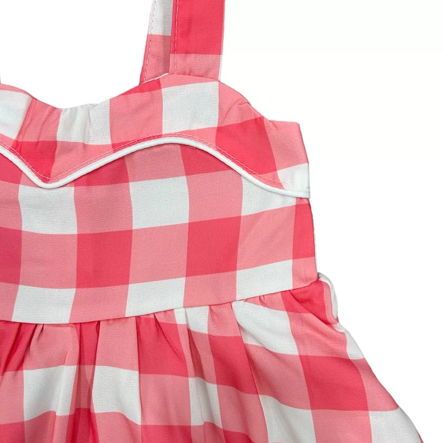 Claire Tank Dress - Pink Gingham