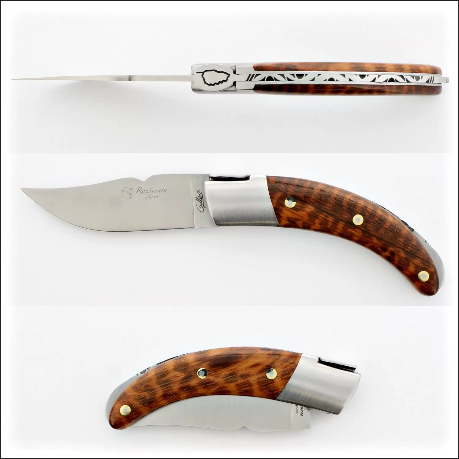 Corsican Rondinara Folding Knife - Amourette Handle