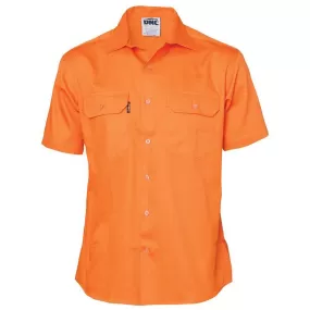 Cotton Drill Short Sleeve Work Shirt