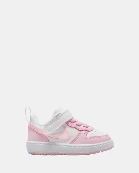 Court Borough Low Recraft Infant White/Pink Foam