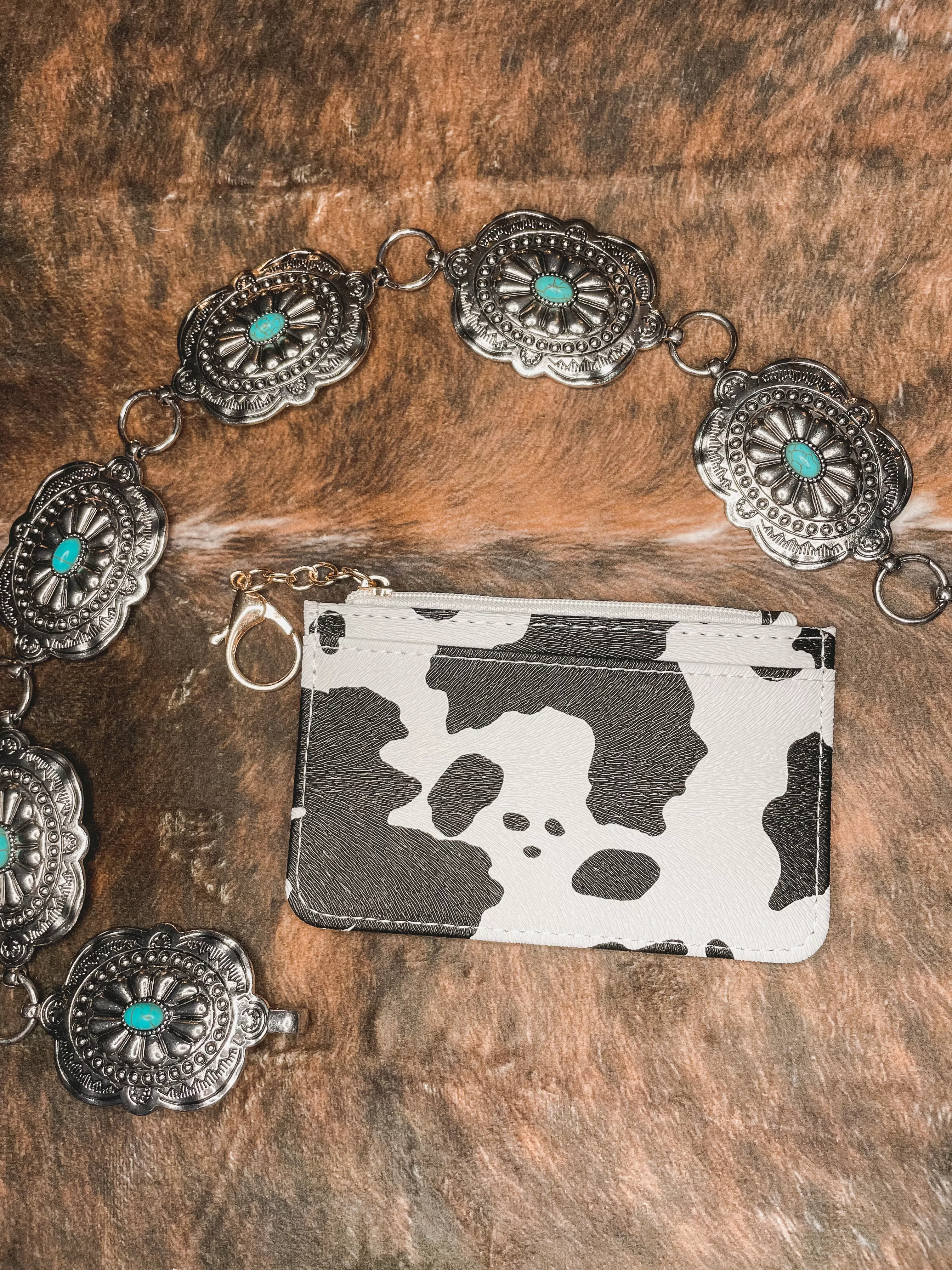 Cowprint Cardholder