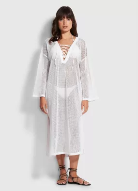 Crochet Cover Up - White