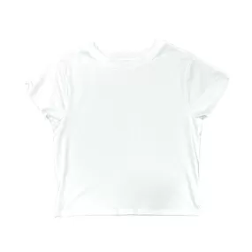 Crop Tee - White