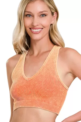 Cropped Orange Tank