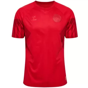 Denmark national team Home soccer jersey 2022/23 - Hummel