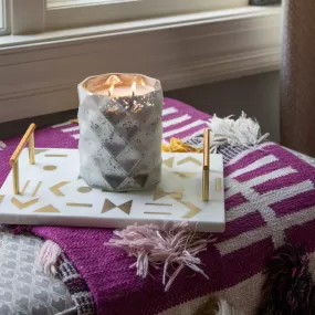 Diamond Checkered Sweet Grace Candle