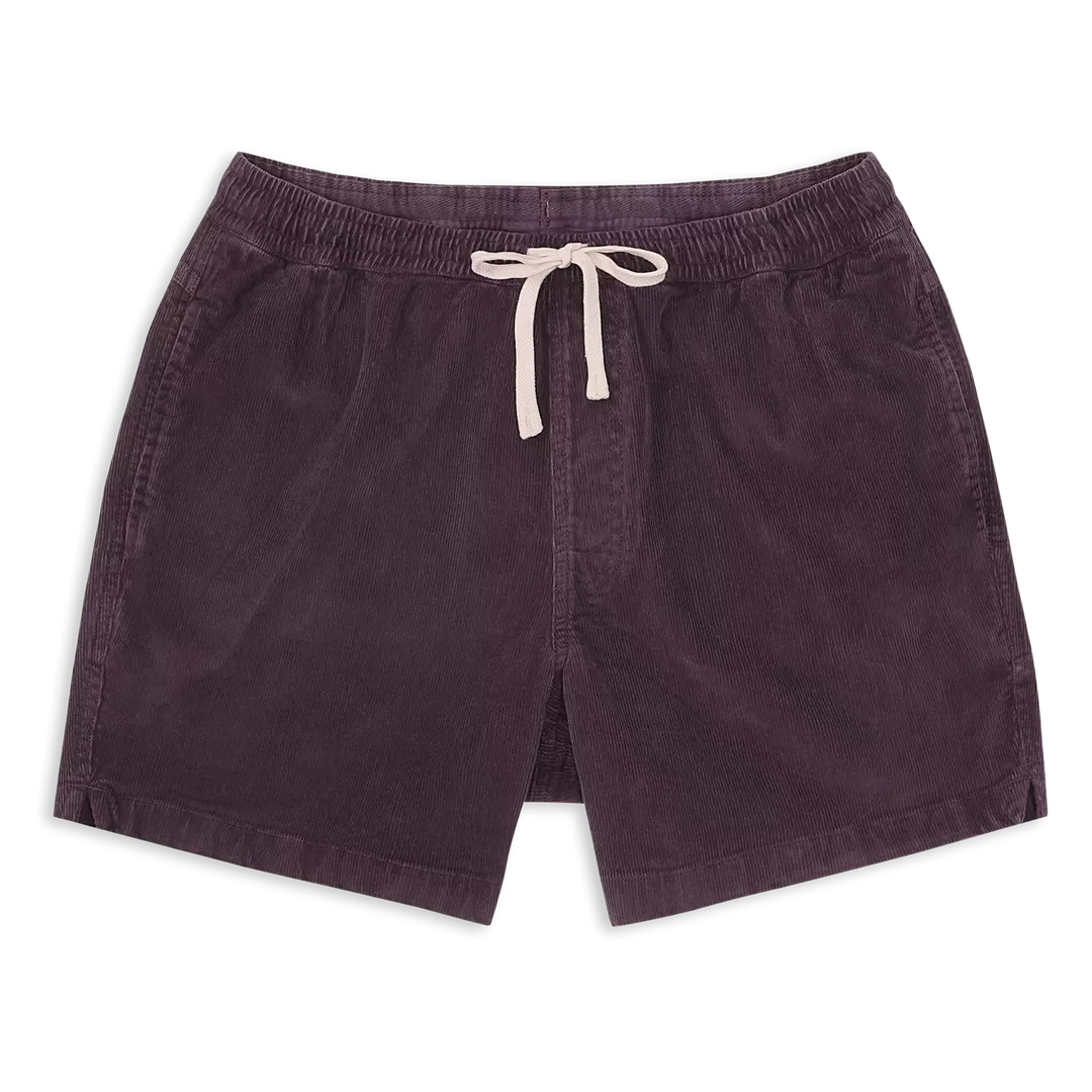 Drawstring Corduroy Short