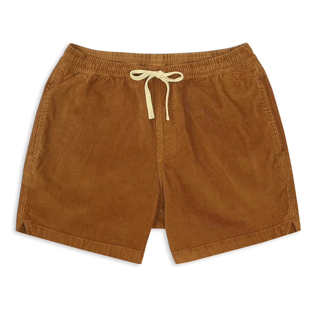 Drawstring Corduroy Short