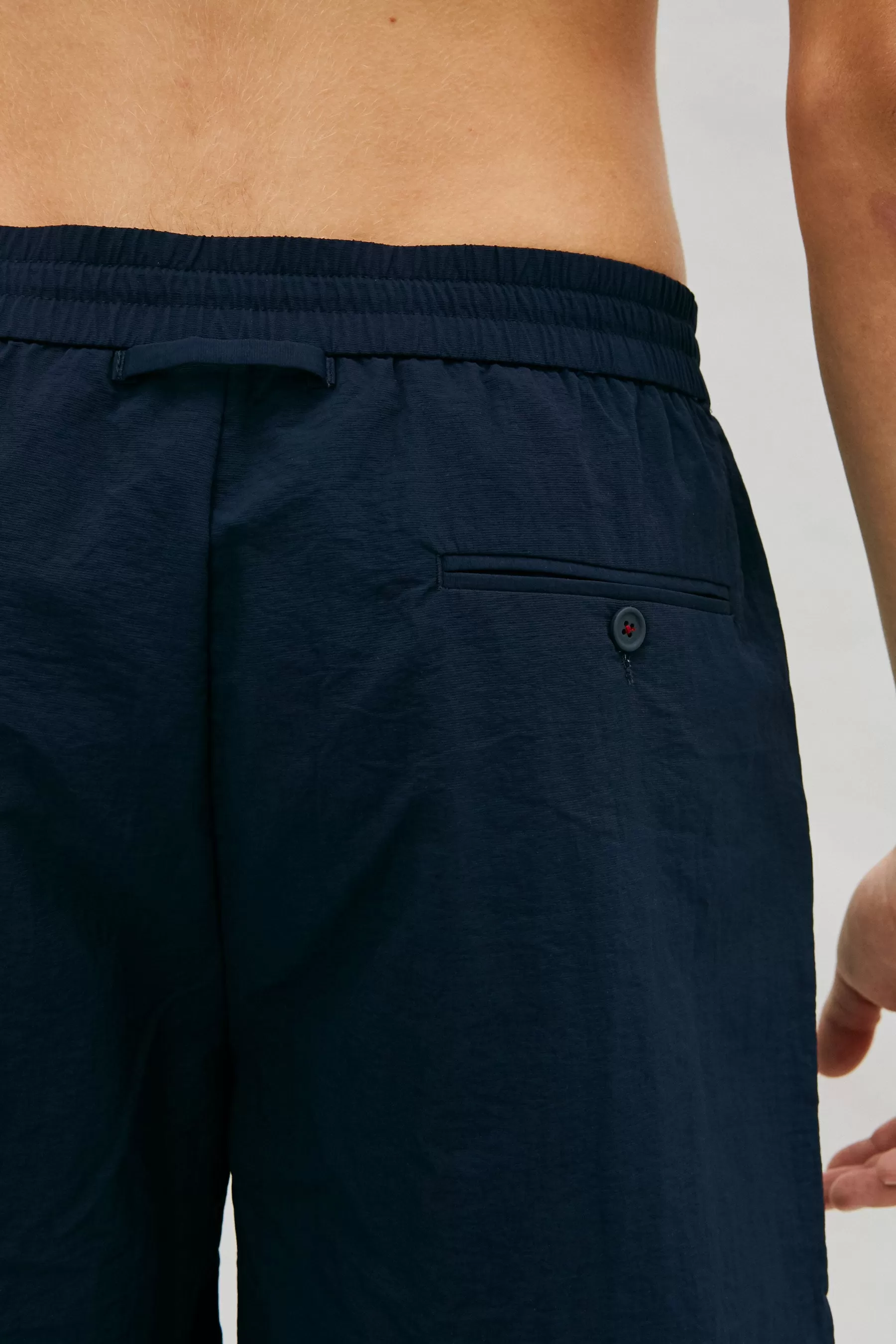 Drawstring Deck Shorts Navy