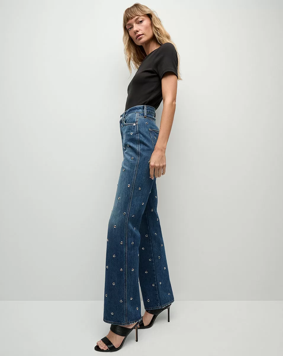 Dylan Grommet Straight-Leg Jean