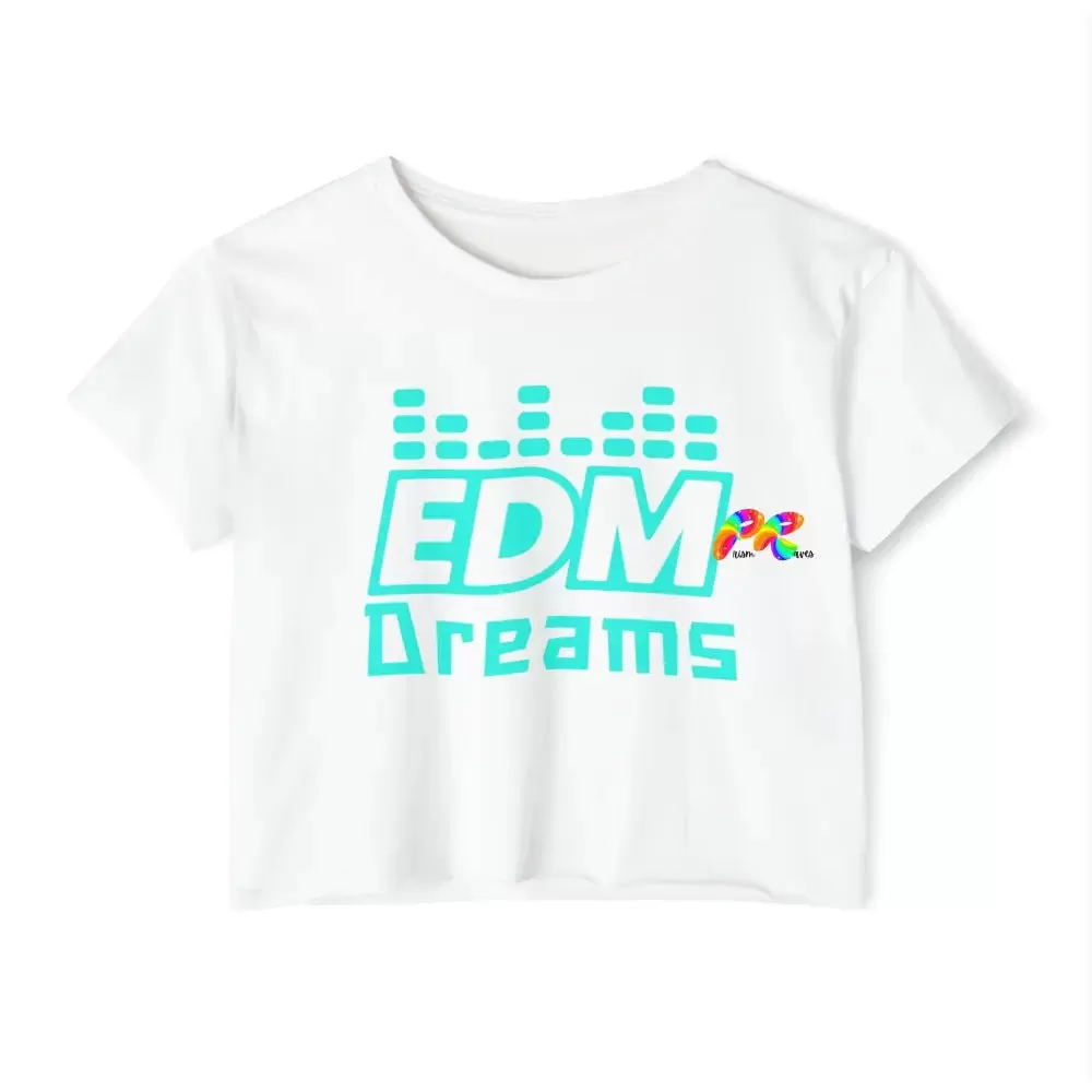 EDM Dreams Flowy Crop Top