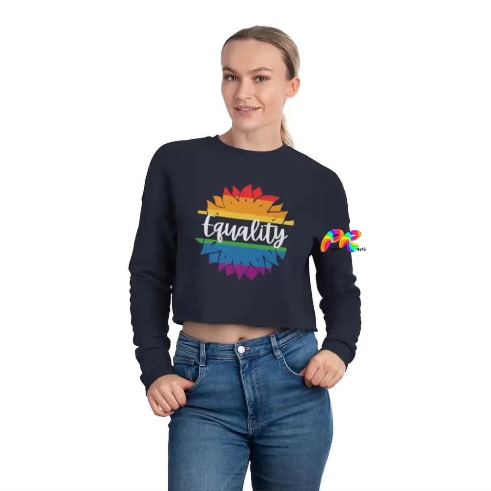 Equality Women's Cropped Sweatshirt