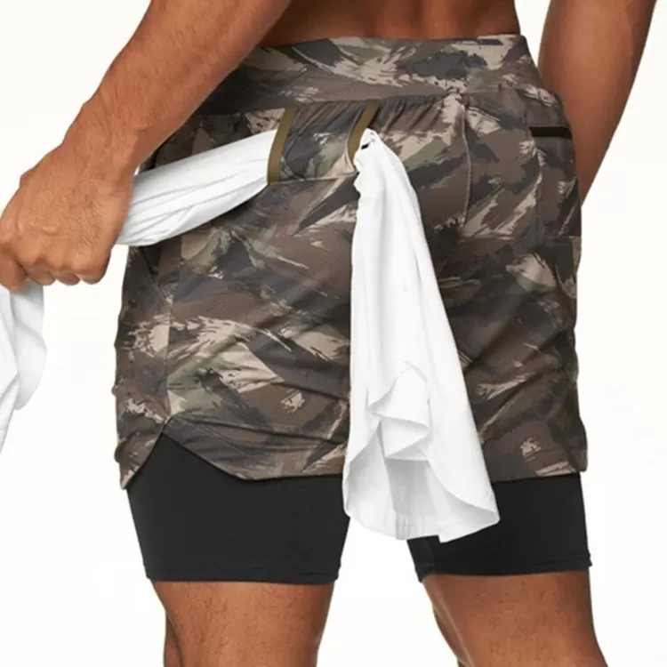 ESSENTIAL QUICKDRY POCKET 2 IN 1 7'' INSEAM RUNNING SHORTS