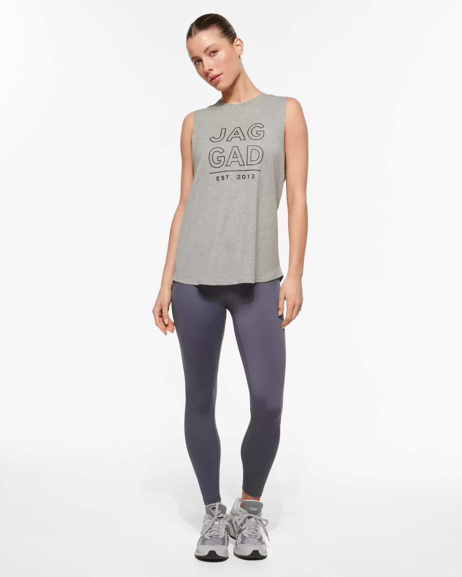 ESTABLISHED PIMA TANK GREY