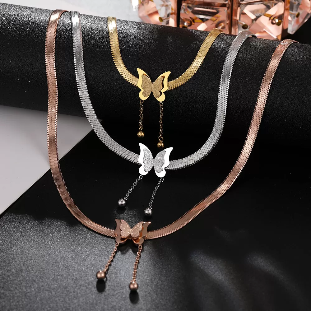 Ethereal Flutter - Butterfly Necklaces