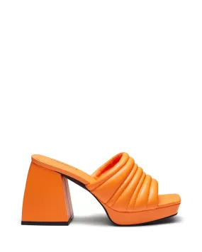 Euphoria Platform Heel Tangerine