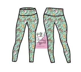 Exclusive Adult spring leggings,