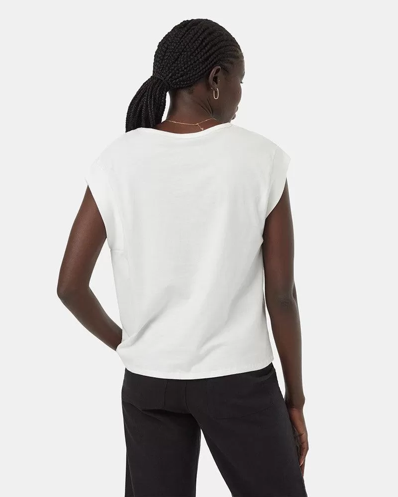 Extended Shoulder Tank in Undyed