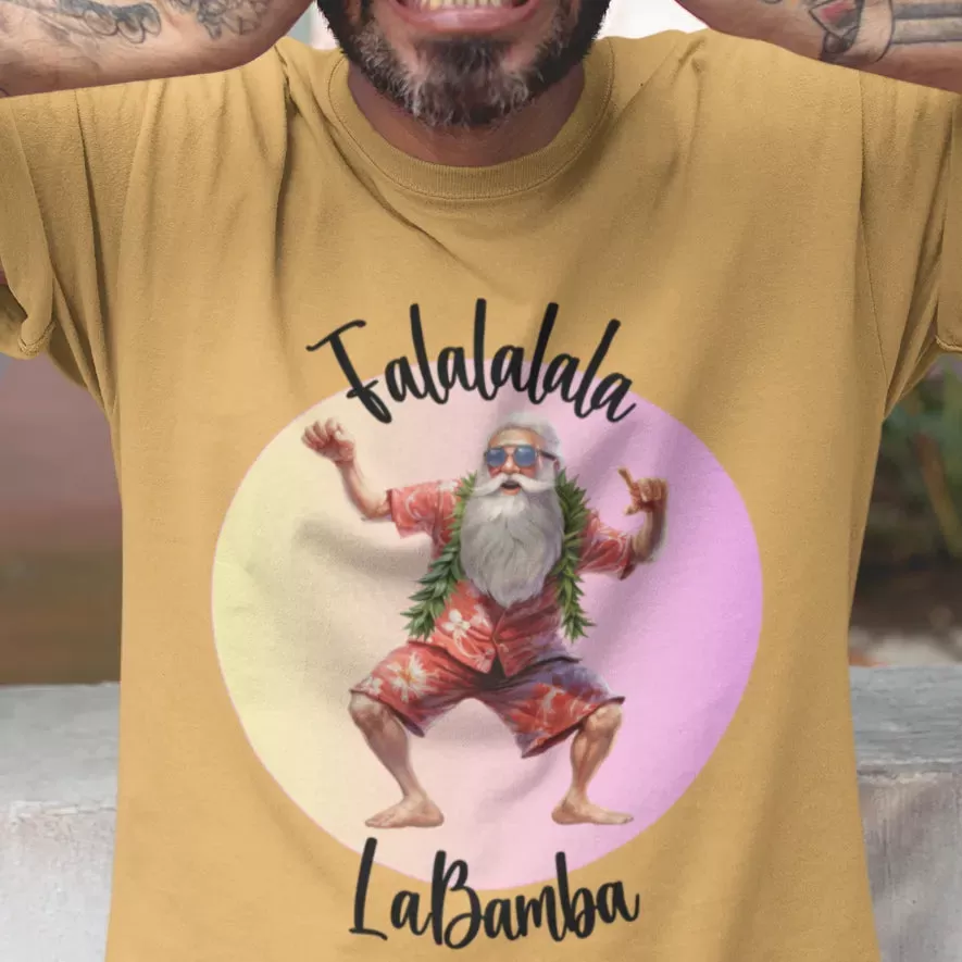 Falalalala labamba Santa Adult's Unisex T-shirt