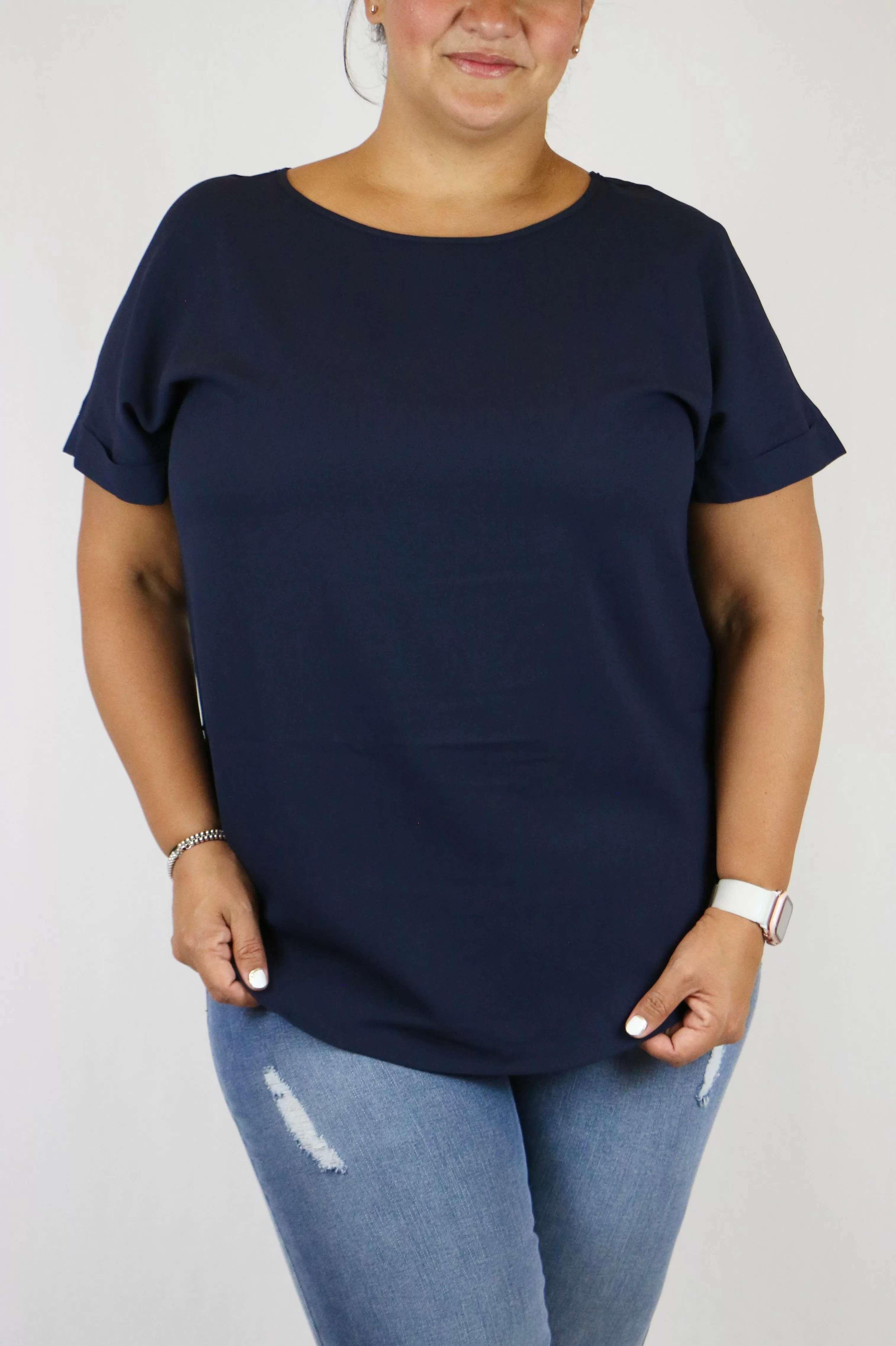 Faye Top - Navy