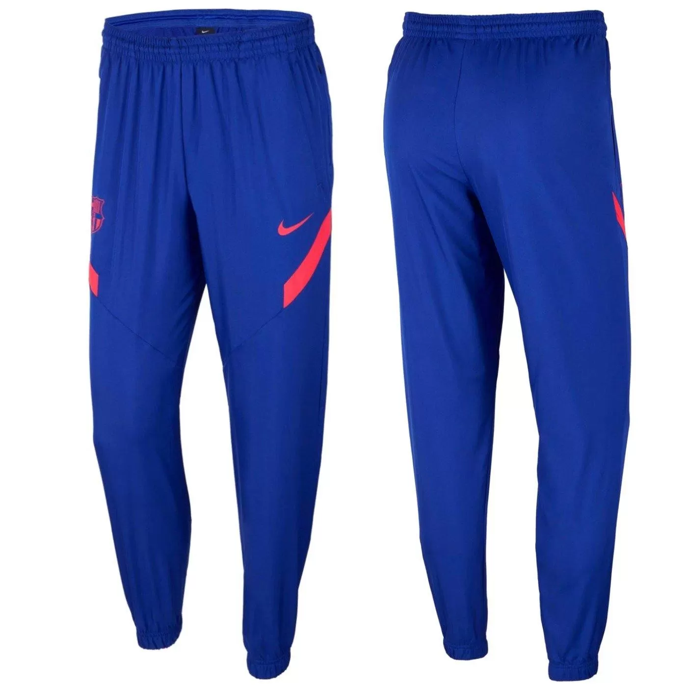 FC Barcelona blue training presentation soccer tracksuit 2021 - Nike