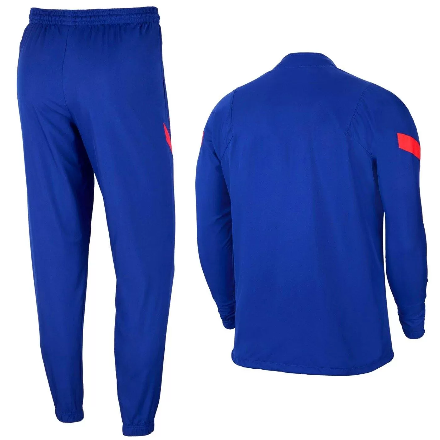 FC Barcelona blue training presentation soccer tracksuit 2021 - Nike