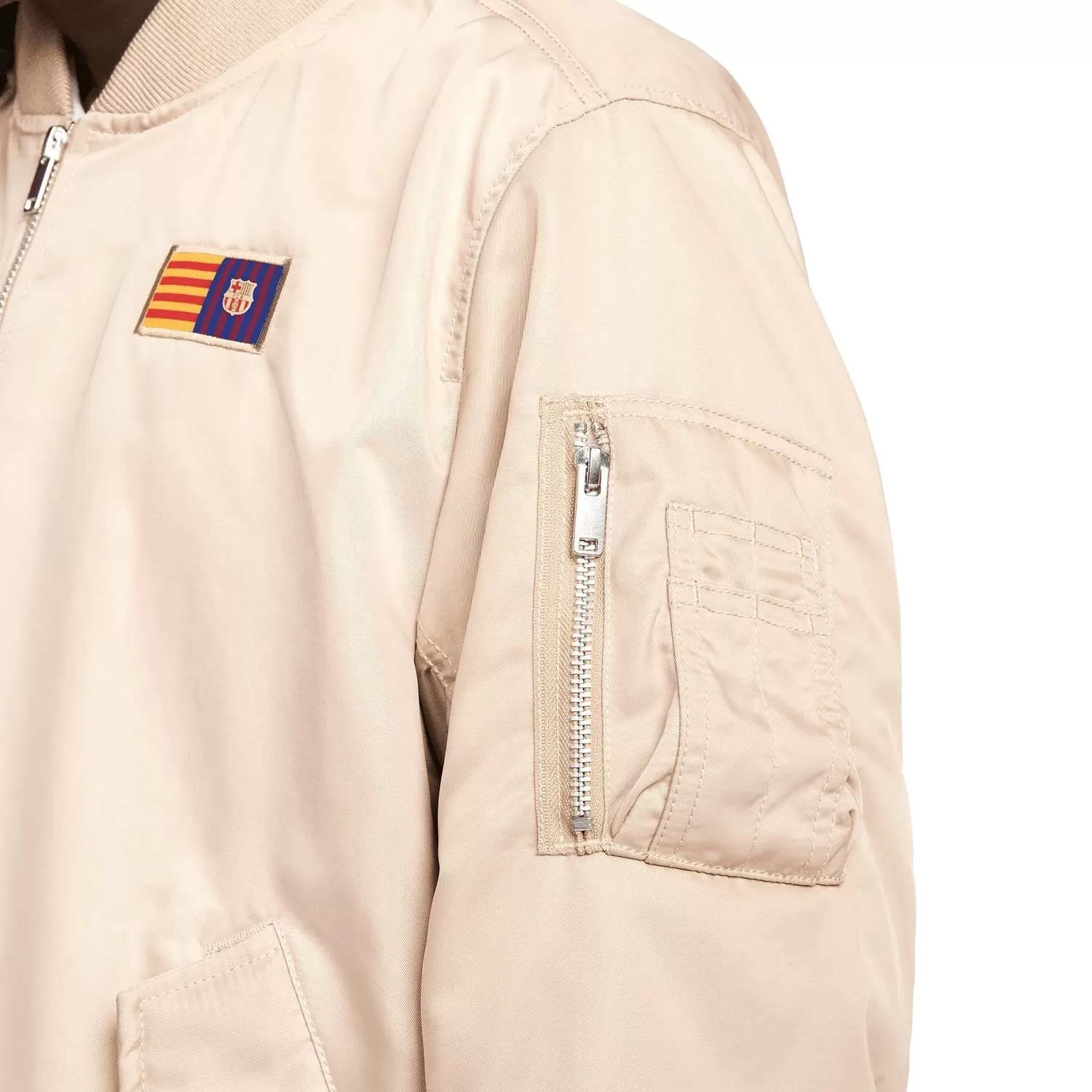 FC Barcelona presentation bomber jacket 2023 desert beige - Nike