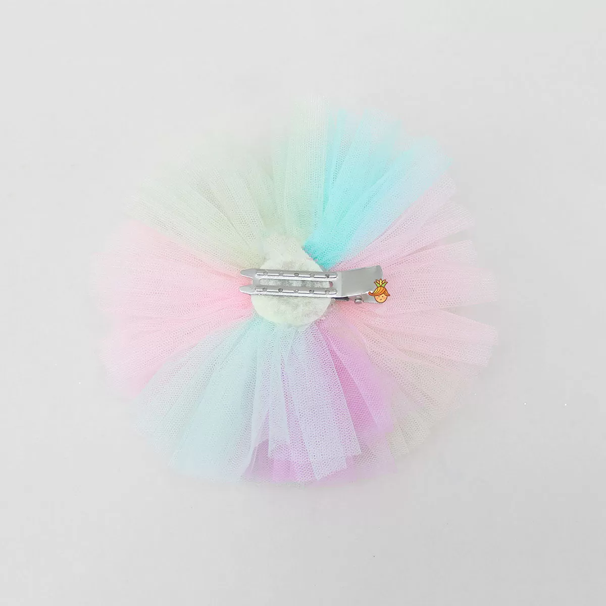 Flower Enhanced Net Multicolour Hair Clip