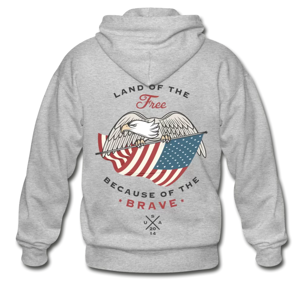 Freedom Flies Zip Up  Hoodie