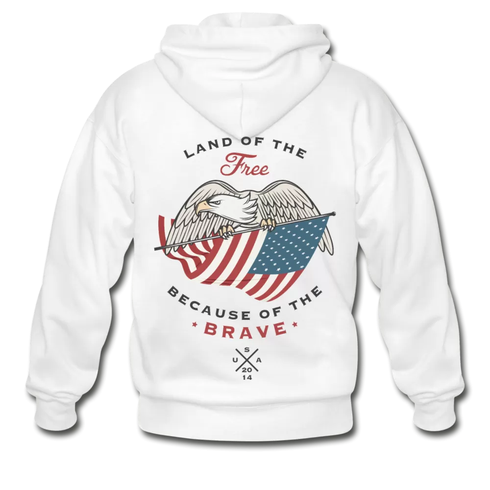 Freedom Flies Zip Up  Hoodie