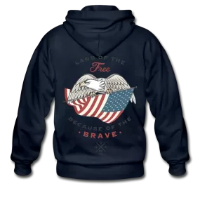 Freedom Flies Zip Up  Hoodie