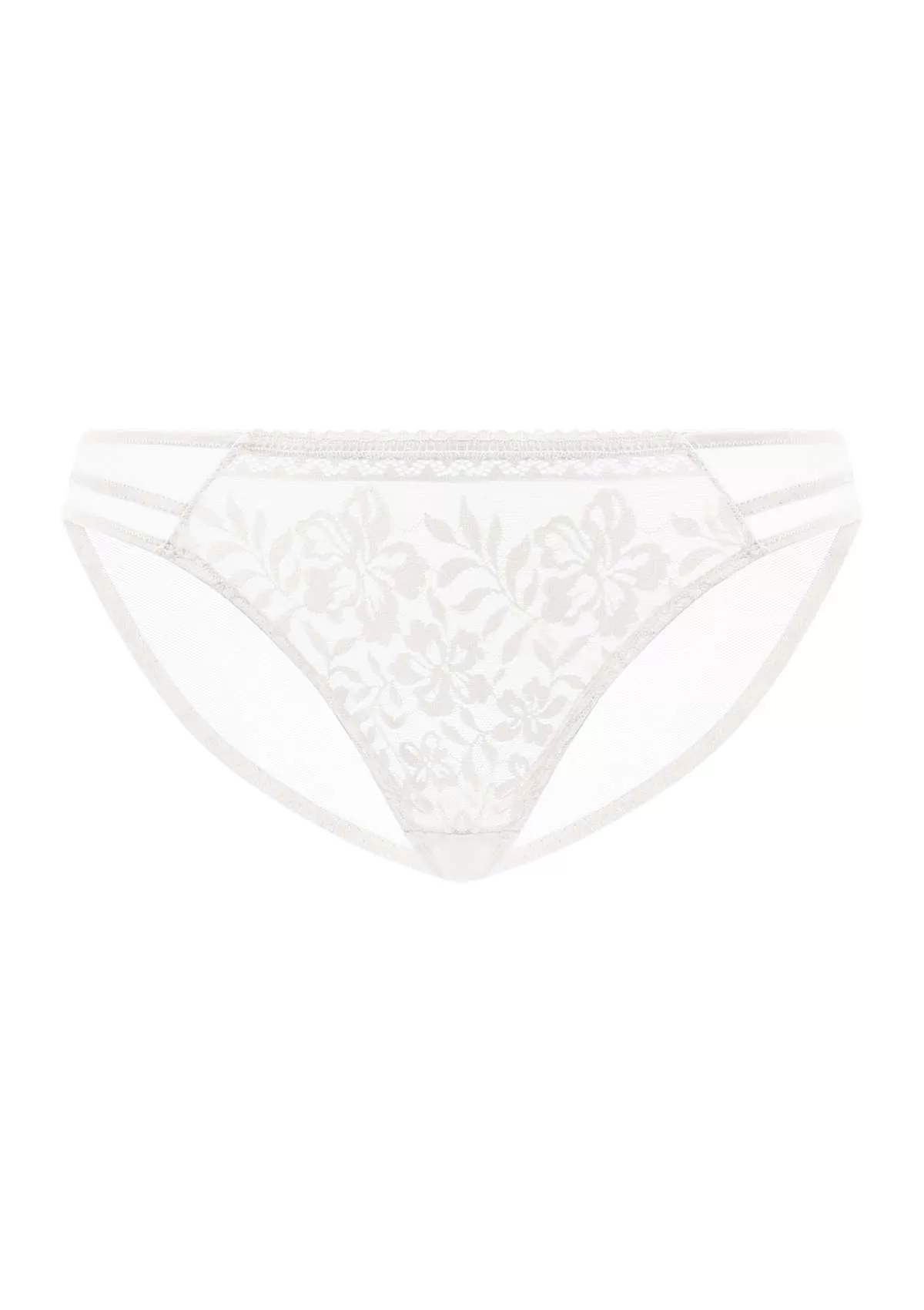 Gladioli Floral Lace Bikini Underwear