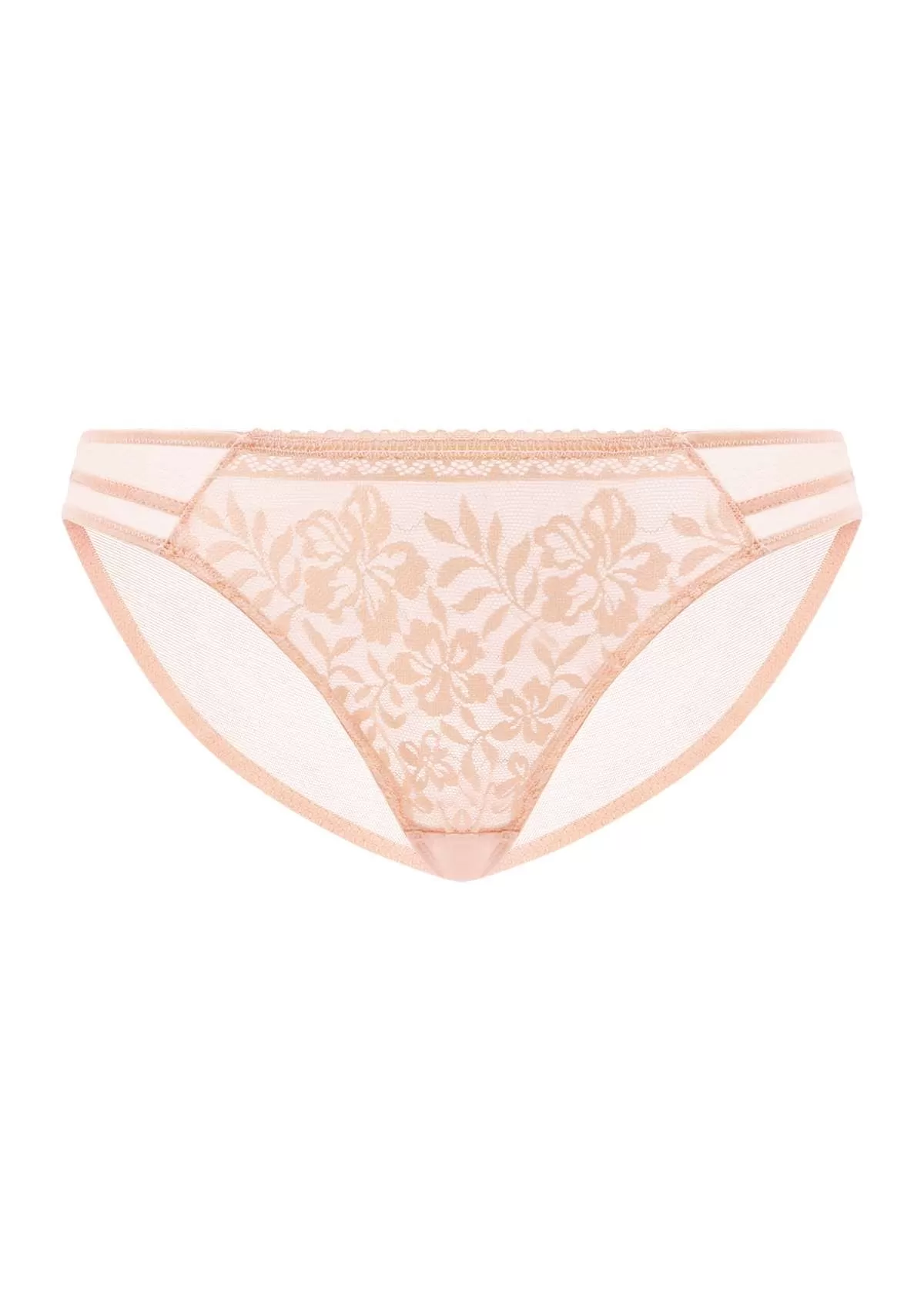 Gladioli Floral Lace Bikini Underwear