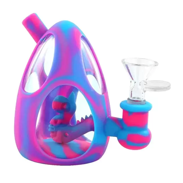 Gotoke | 4.4" YOSHI EGG SILICONE GLASS BUBBLER n