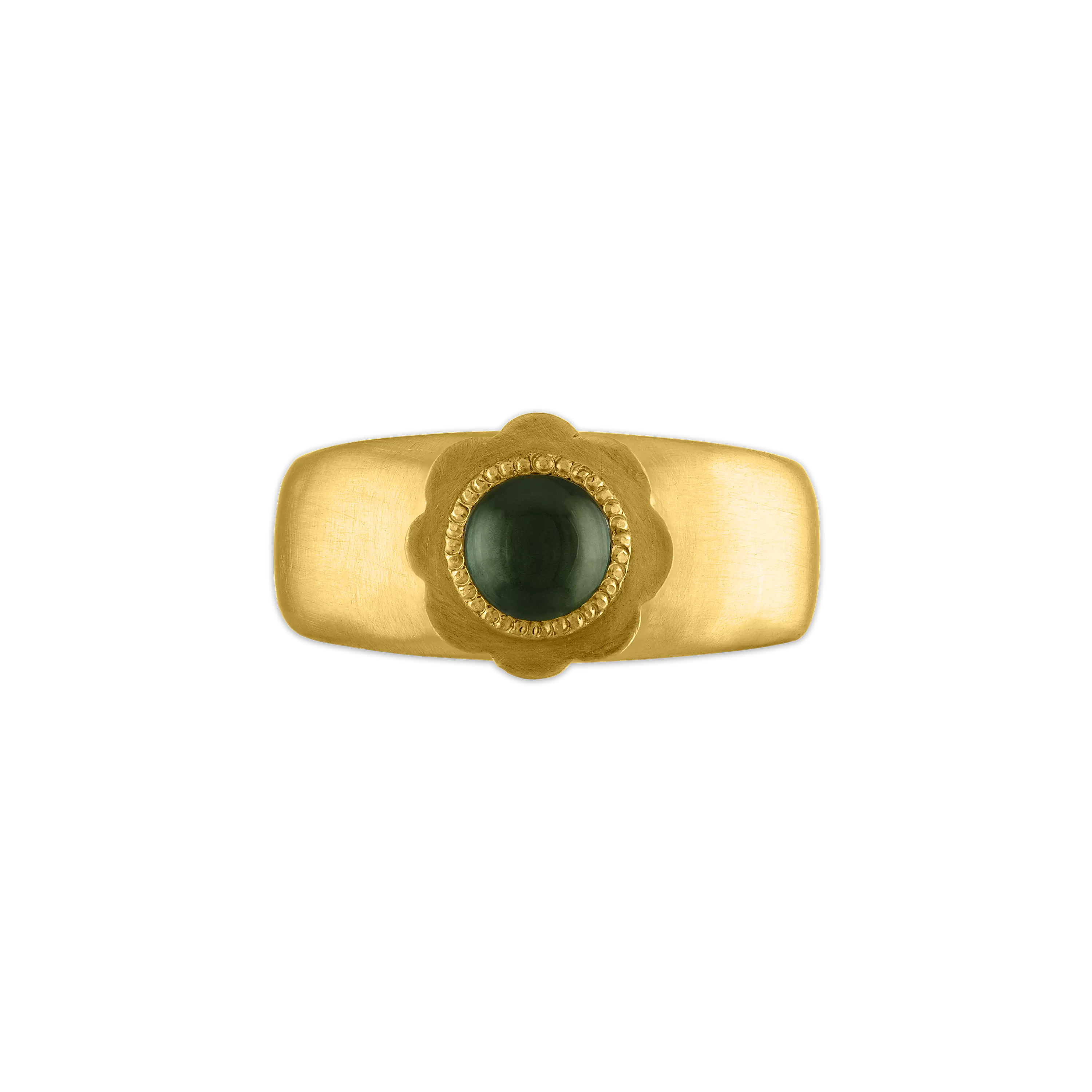 Green Tourmaline Turris Ring